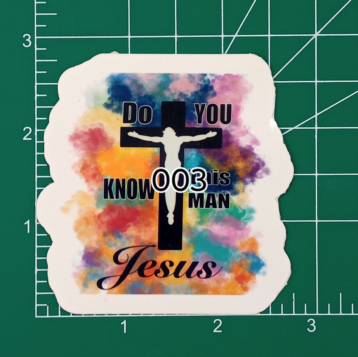 Do You Know This Man, Jesus (multicolored)