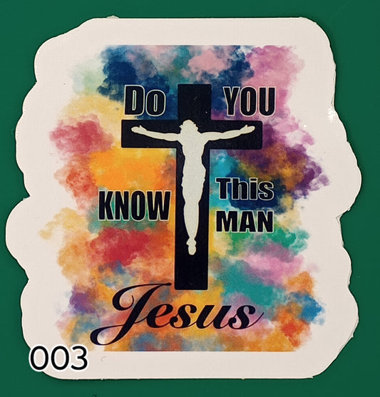 Do You Know This Man, Jesus (multicolored)