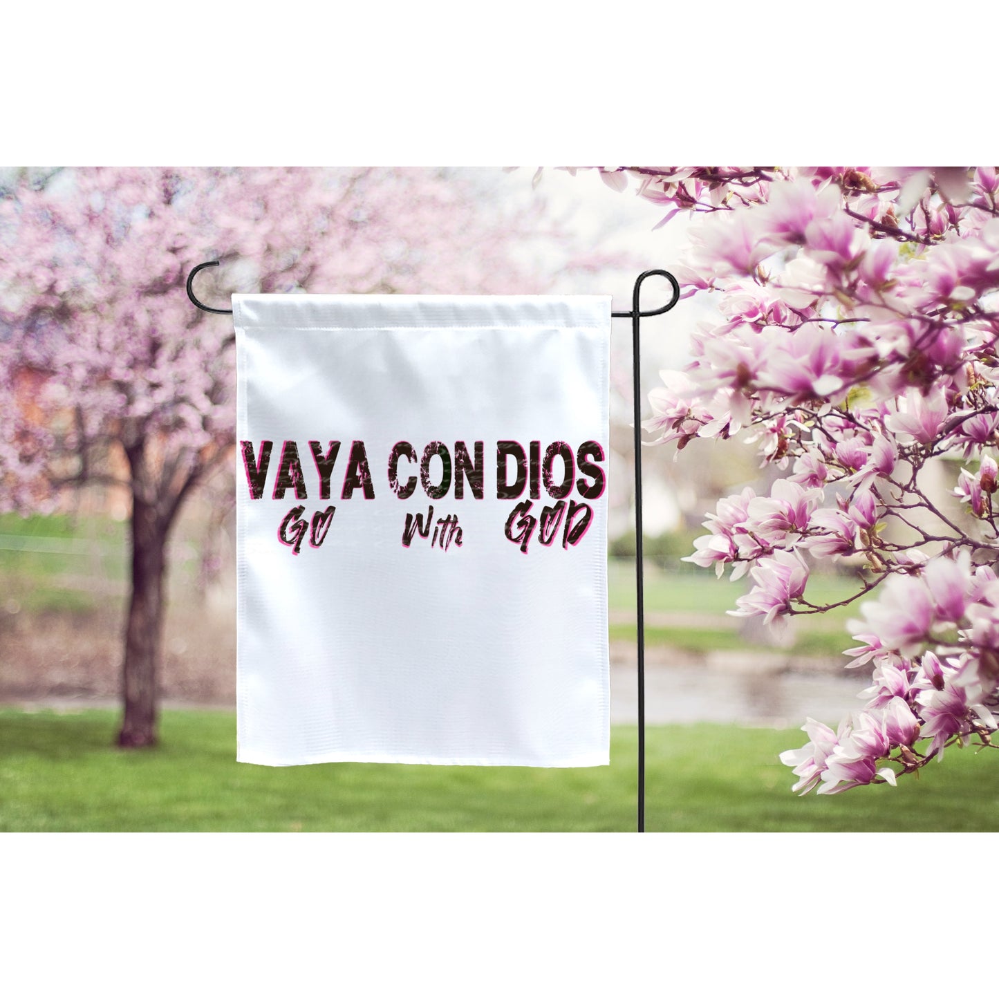 Vaya Con Dios Go With God (Pink Lettering)