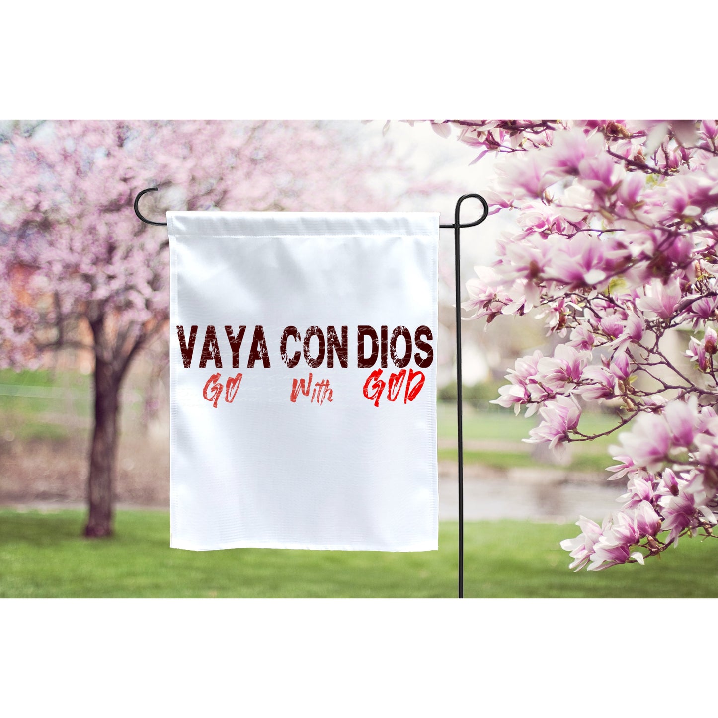 Vaya Con Dios Go With God (Red Lettering)