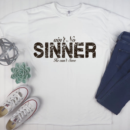 Ain't No Sinner He Can't Save (Black)