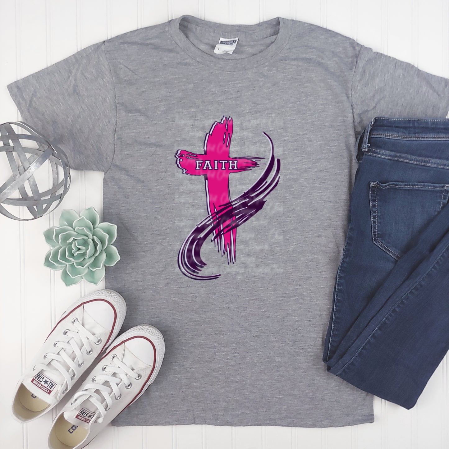 Faith (Pink Cross)