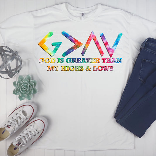 G>^v God Is Greater Than My Highs & Low (Rainbow)