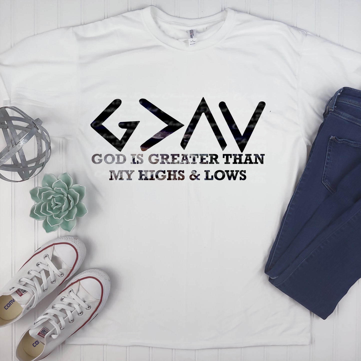 G>^v God Is Greater Than My Highs & Lows (Marble)