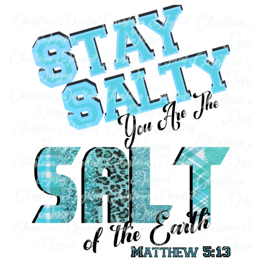 Stay Salty You Are The Salt Of The Earth Matthew 5:13