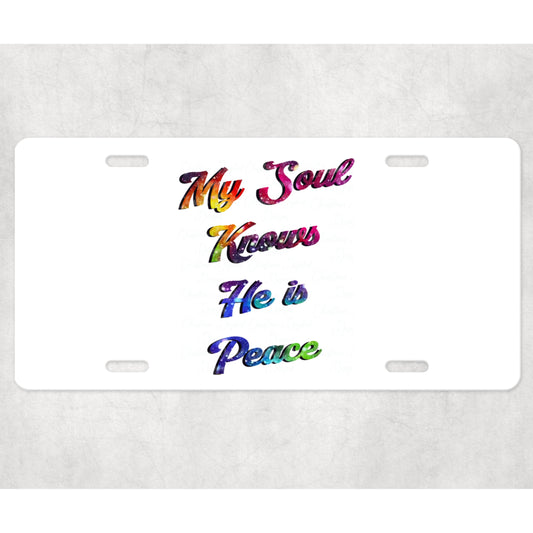 My Soul Knows He Is Peace (Multicolor)