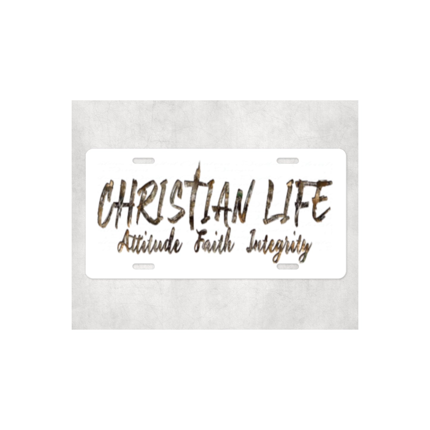 Christian Life Attitude Faith Integrity (Black Pink)