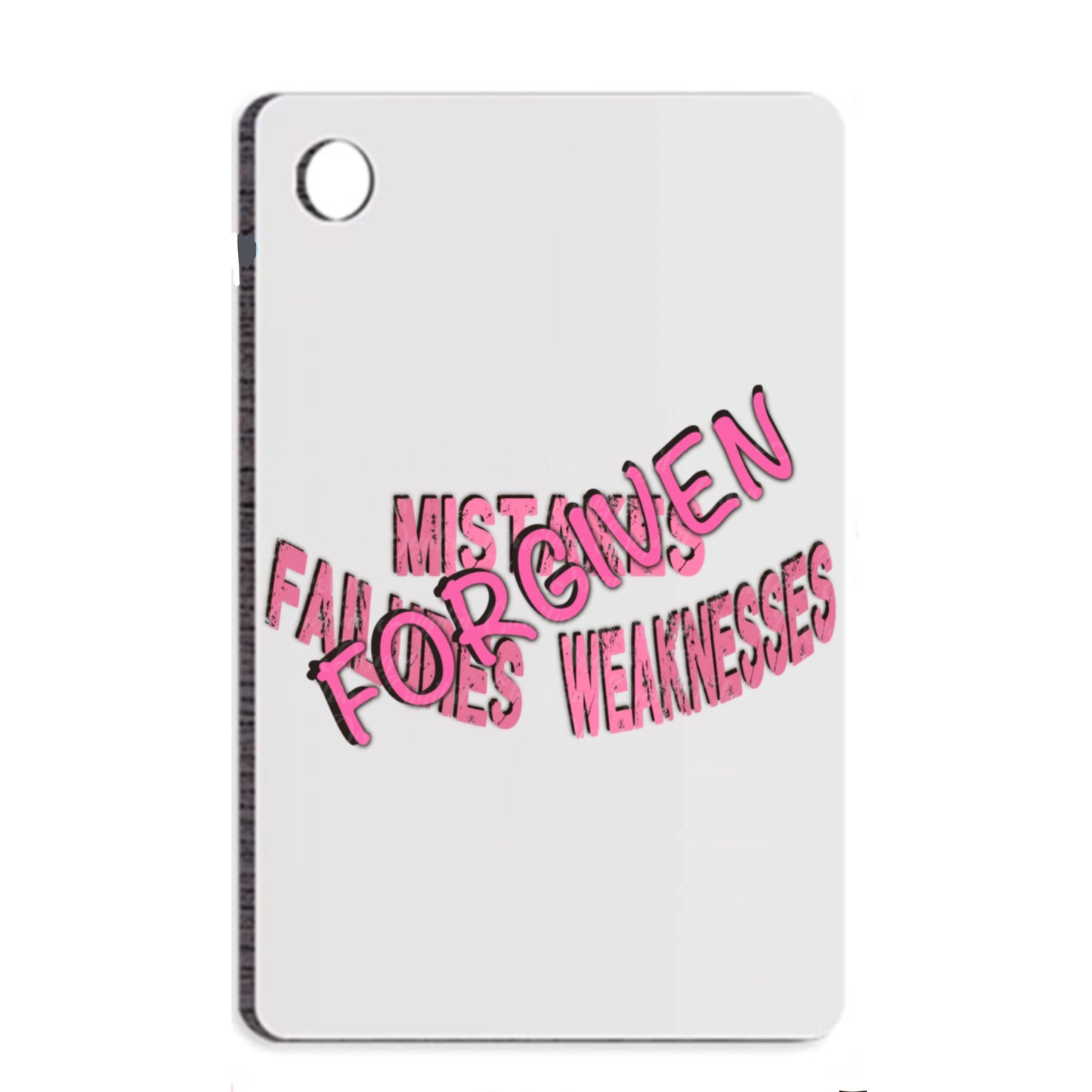 Forgiven for my Mistakes, Failures, Weaknesses,