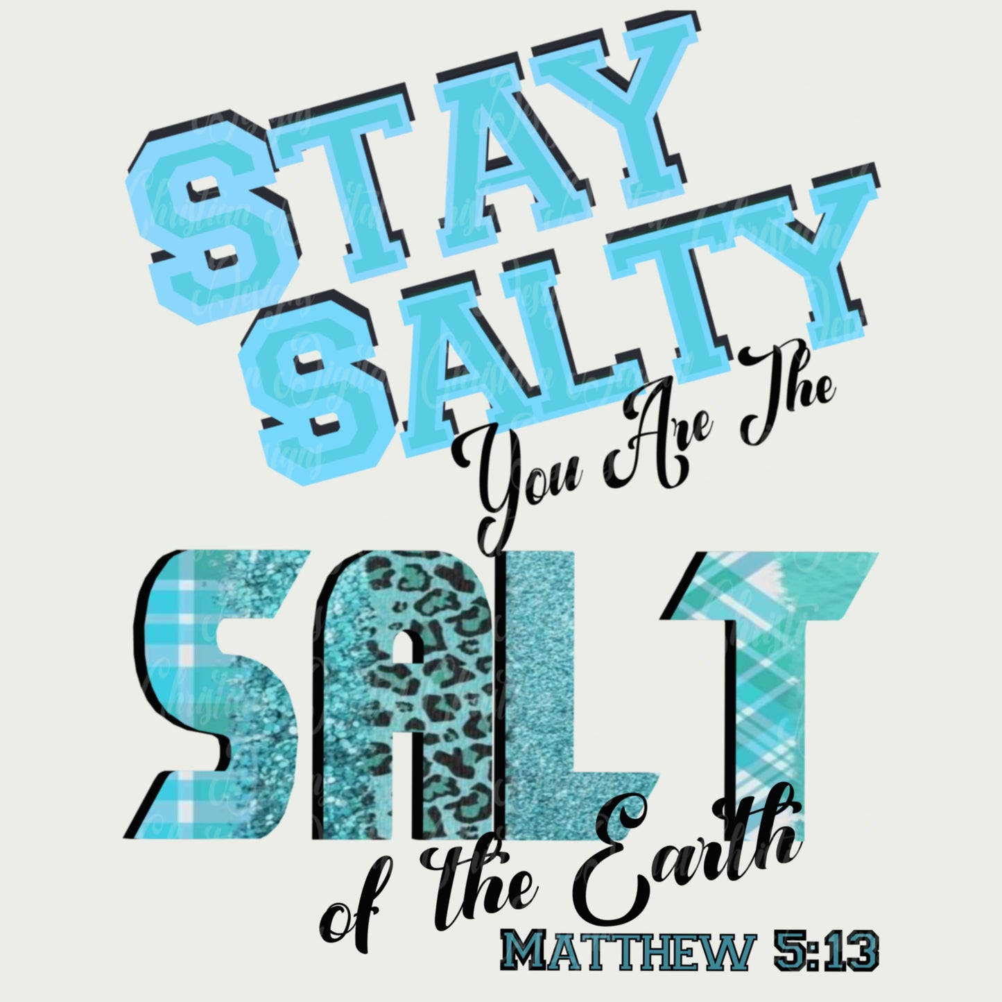 Stay Salty You Are The Salt Of The Earth Matthew 5:13