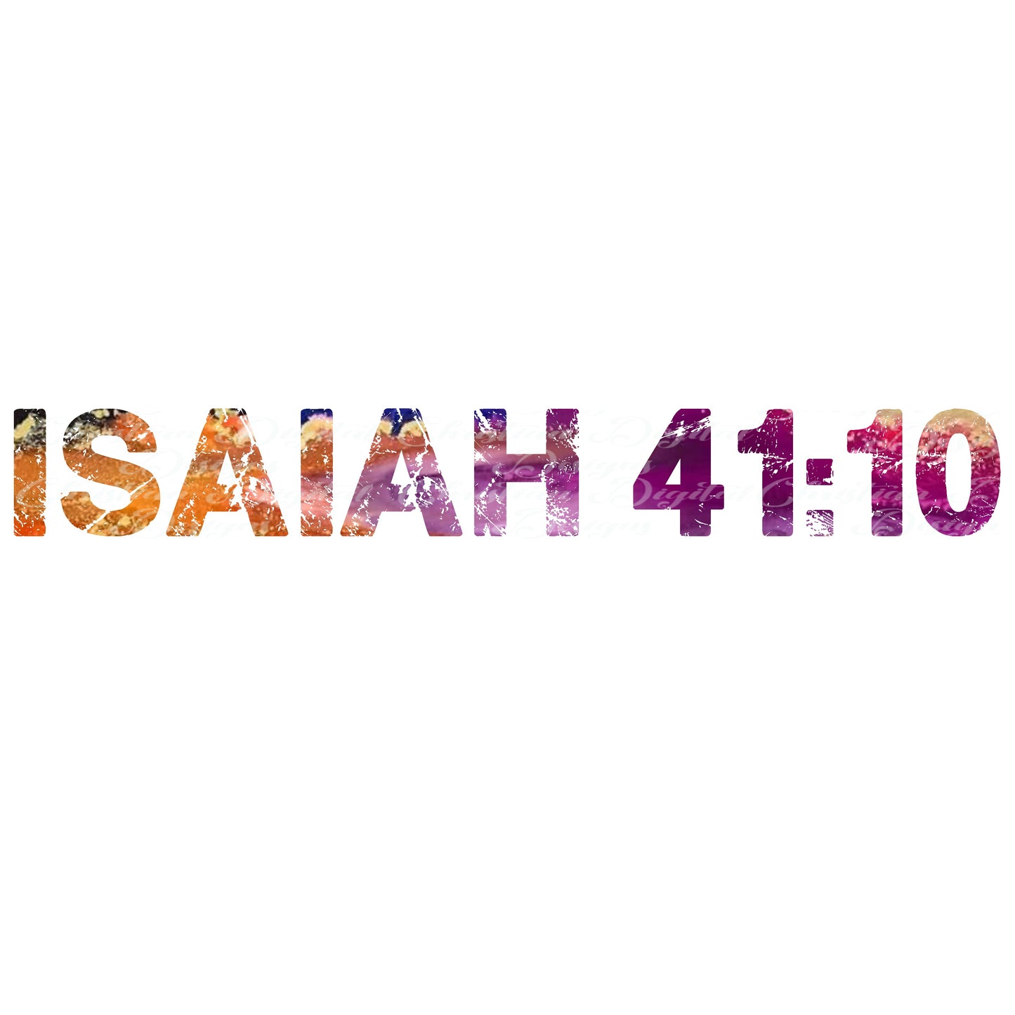 Isaiah 41:10 (earth)