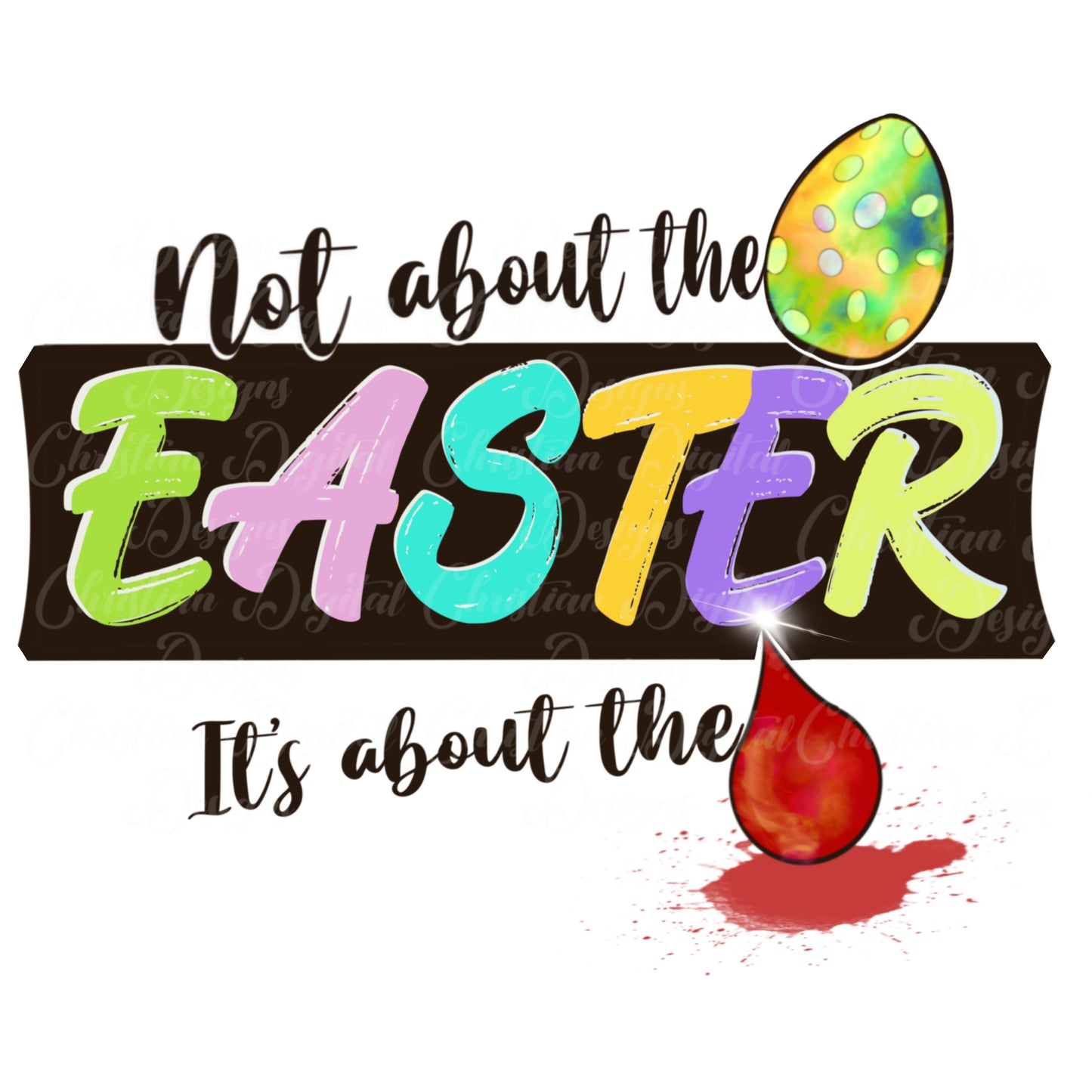 Easter It’s Not About The Egg It’s About The Blood