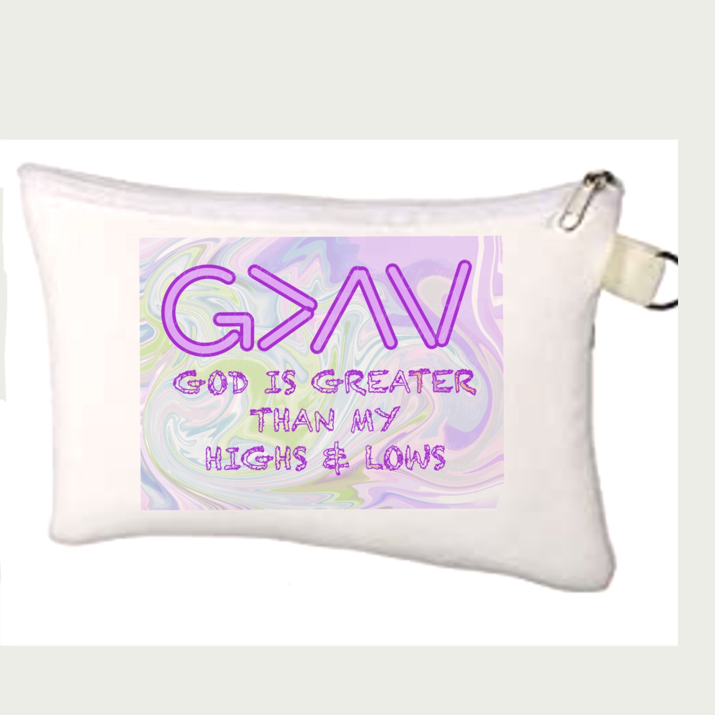 God Is Greater Than My Highs & Lows (pink background)