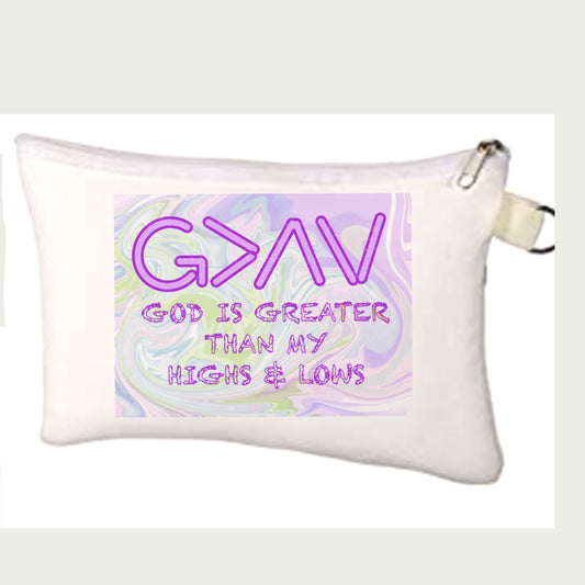 God Is Greater Than My Highs & Lows (pink background)