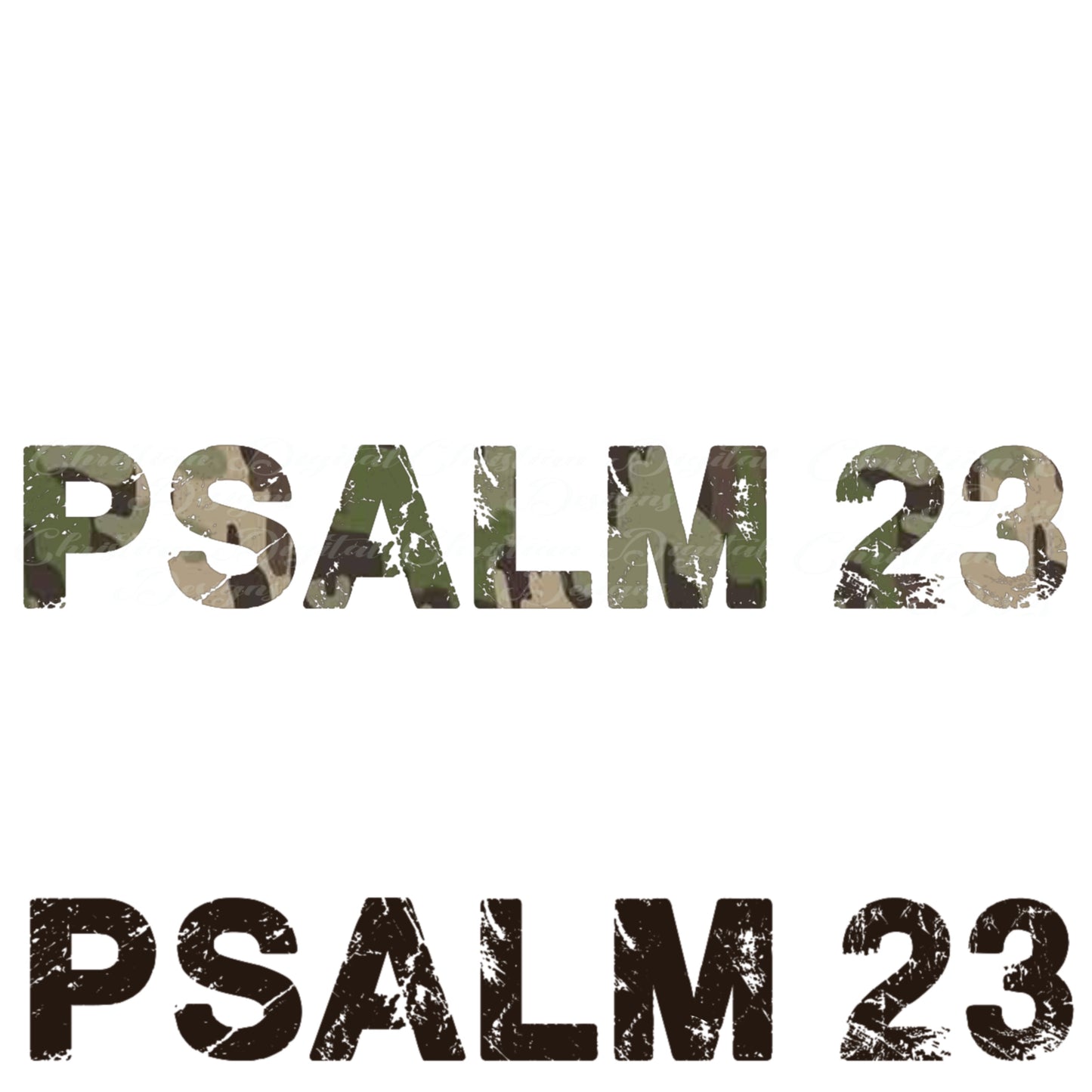 Psalm 23 (black)