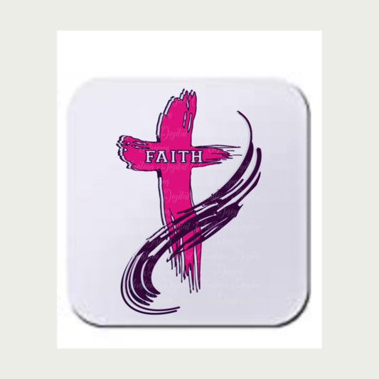 Faith (pink cross)