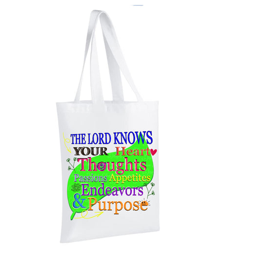 The Lord Knows Your Heatr Thoughts Passions Appetites Endeavors & Purpose